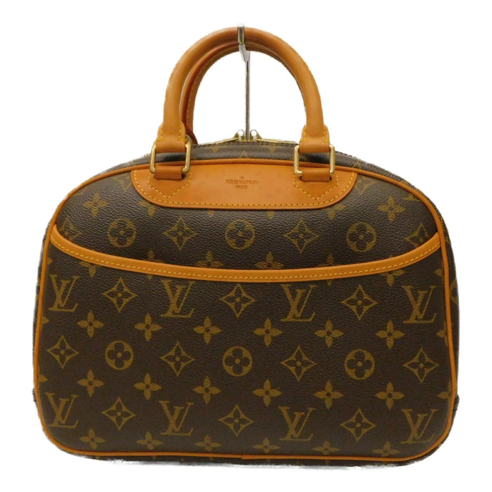 LOUIS VUITTON Trouville Monogram Brown Handbag Odor tones LV Compact